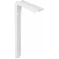 AMIG Plankdrager/planksteun van aluminium - gelakt wit - H250 x B150 mm - heavy support - Plankdragers