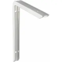 AMIG Plankdrager/planksteun - aluminium - gelakt zilver - H150 x B100 mm - max gewicht 90 kg - Plankdragers