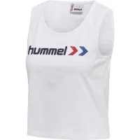 Hummel dames-tanktop Hmlic Texas cropped tanktop wit/peacoat - XL