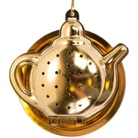 Homla Thee-infuser JALO Golden Teapot, 6 x 5 cm