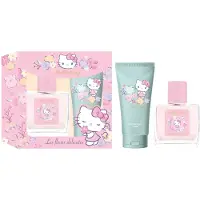 Hello Kitty - Giftset - Delicate Flower - Showergel + Eau de Parfum - Cadeauset voor Kinderen - Geschenkset