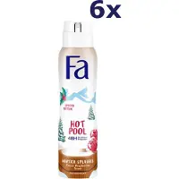 Fa 6x Deospray - Winter Splashes Rimini Orchidee & citrus 150ml