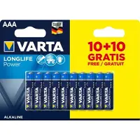 Varta Longlife Power - AAA Alkaline Batterijen - 200 stuks (10 x 20)