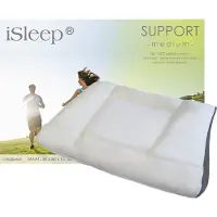 ISleep Support Hoofdkussen - Medium - Medium Kussen - 50x60x10 cm - Wit - Neksteun en Ventilatieband