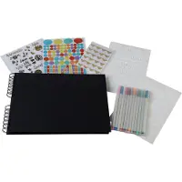 Exacompta Kit Scrapbooking Album ScrapAddict noir