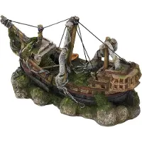 Ebi Aqua Della 3 mastig schip M (Andere objecten), Aquarium decoratie