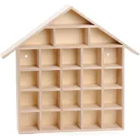 Playwood houten letterbak huis - creatieve decoratie voor kinderen.