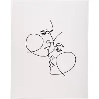 Exacompta gastenboek Art Ivory 22x27 cm, 100 pagina's Clairefontaine, zilverkleurig gesneden, kunstlederen reliëf, transparante doos