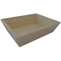 Gerkimex houten bak voor sensorisch spel - grenen - 25x16,5 cm.