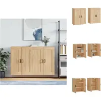 vidaXL Wandmeubel - Opbergkast - 69.5 x 34 x 90 cm - Sonoma Eiken - Keukenkast