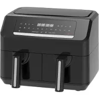 Emerio AF-130376.1 Dubbele friteuse 7.2 l 2400 W Timerfunctie Zwart