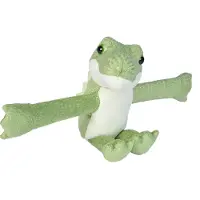 Wild republic knuffel krokodil junior 18 cm pluche groen
