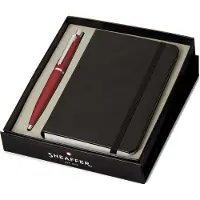 Sheaffer balpen giftset VFM - G9403 - F - excessive red chrome plated - met A6 notebook - SF-G2940351-4