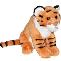 Wild republic Knuffel Tijger 20 Cm Pluche Oranje