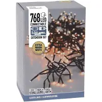 Nampook Koppelverlichting 768 LED extra warm wit 5.5 meter 31 Volt