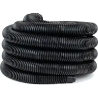 W'eau Zwembadslang 32 mm - 6 meter - Zwart