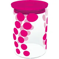 Zak!Designs - Dot Dot Voorraadpot 900 ml - Glas - Roze