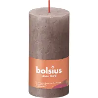 Bolsius - Rustiek stompkaars 100/50 Rustic Taupe