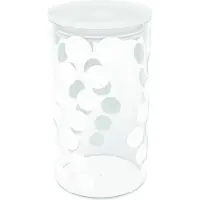 Zak!Designs - Dot Dot Voorraadpot 1,1 liter - Glas - Wit