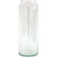 Tak Design - Drinken Waterglas XL Handgemaakt 10/30 Silver Tree - Glas - Zilver