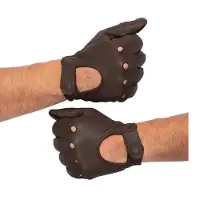 Swift driver leren handschoenen donkerbruin