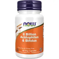 NOW,NOW Foods,NOW,NOW Foods 8 Billion Acidophilus and Bifidus - 60 v-caps