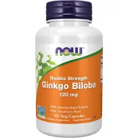 NOW,NOW Foods,NOW,NOW Foods Ginkgo Biloba 120 mg | 100 Capsules | Ginkgo biloba-extract met eleuthero wortel | Kruidensupplement (100 Capsules)