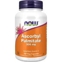 Now Ascorbyl Palmitate 500 mg (100 Capsules) - vitamines, vitamine-c - vitamine-c - vitamine-c