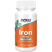 Now Dietary supplements Iron 120 Kaps, BI3762