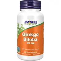NOW,NOW Foods,NOW,NOW Foods Ginkgo Biloba - 60 v-caps
