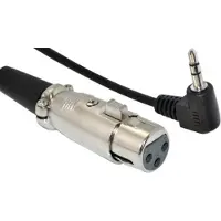 Dolphix XLR (v) - 3,5mm Jack (m) haaks audiokabel - 1,8 meter
