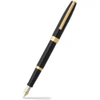 Sheaffer vulpen - Sagaris E9471 - M - Glossy black gold tone - SF-E0947153