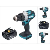 Makita DHP 489 T1 accu-klopboormachine 18 V 73 Nm borstelloos + 1x accu 5,0 Ah - zonder oplader