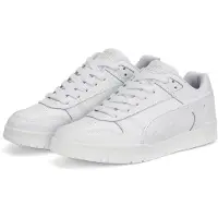 Puma Rebound Game Low Sneakers Kids Wit Goud