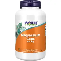 Now Magnesium 400 mg (180 Capsules) - mineralen, magnesium - magnesium - magnesium