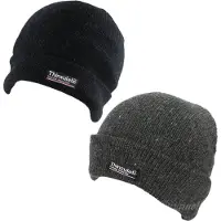 Thinsulate Kindermuts - Muts - - Zwart - Warm - Fleece voering - 5 tot 8 jaar