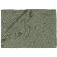 Trixie Gebreide deken | 75x100cm - Olive