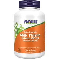 Now Mariadistel Extract 450 mg (120 Softgels) - kruiden-en-planten, mariadistel - mariadistel