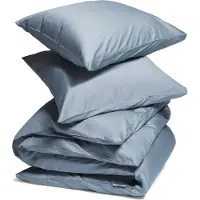 Yumeko Dekbedovertrek set Katoen Satijn 240x220 Blauw - Eco, Bio & Fairtrade