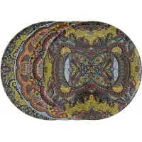 Arthur Krupp Pizzabord Porcelain Mandala 32 cm (4-Delig)