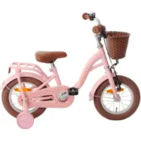 AMIGO Spiel + Freizeit GmbH Meisjesfiets Fairy 12 Inch 20,5 cm Meisjes Terugtraprem Zalmroze