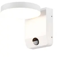 V-TAC VT-11020S-RD-W Draaibare LED wandlamp met Sensor - IP65 - Wit - 17W - 2480 Lumen - 3000K