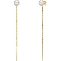 Valero Pearls Oorbellen goud / parelwit