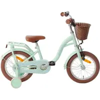 AMIGO Spiel + Freizeit GmbH Meisjesfiets Fairy 14 Inch 22 cm Meisjes Terugtraprem Mintgroen