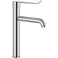 Delabie Mech. mengkrn+hoge draaib uitl H.205 L.200 hygiën. hendel BEL