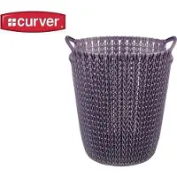 Curver knit papiermand 7l - paars