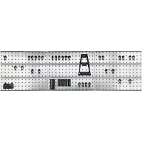 Raaco Gereedschapswand - 3 Panelen - 44 Super Clips - Grijs