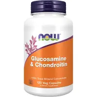 Now Glucosamine & Chondroïtine met sporenmineralen (120 Capsules) - glucosamine - glucosamine