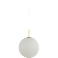 Light & Living Opaal glazen hanglamp Medina Ø 25cm