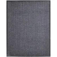 vidaXL Deurmat 117x220 cm PVC grijs